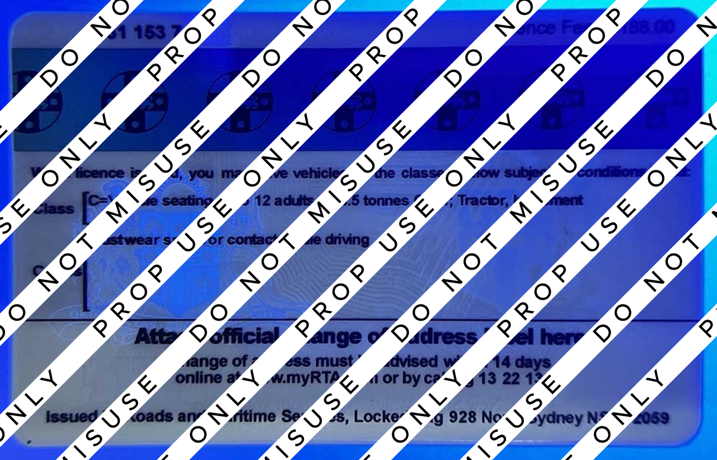 NEW SOUTH WALES AUSTRALIA FULL LICENCE