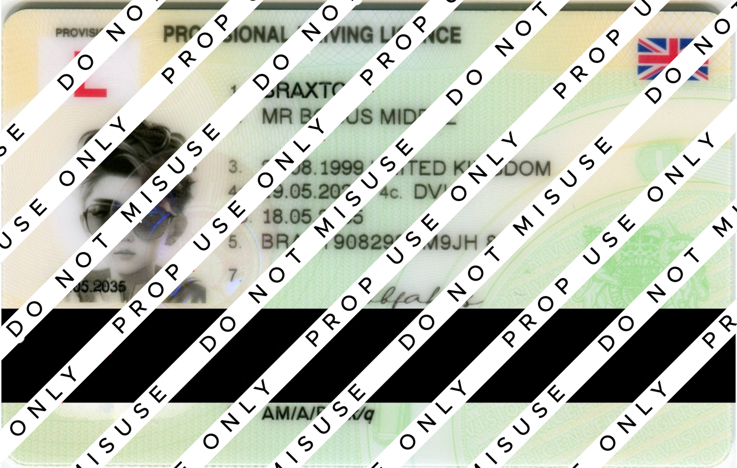 UNITED KINGDOM PROVISIONAL POLYCARD