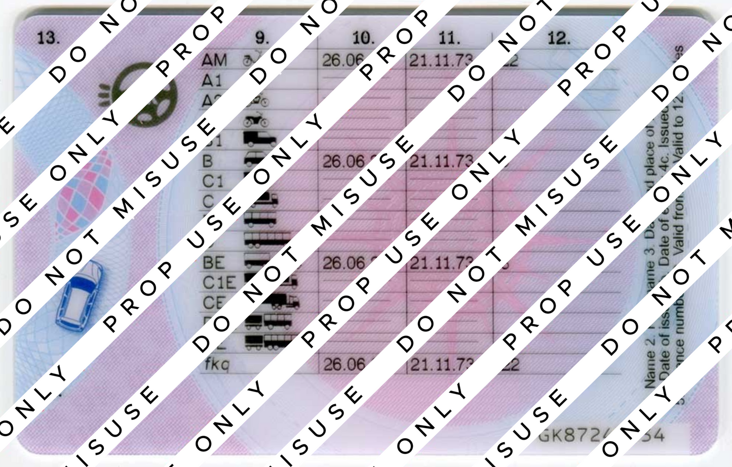 UNITED KINGDOM POLYCARD